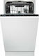 Gorenje Mașină De Spălat Vase Complet Încorporată Pentru 11 Farfurii Lățime 44.8xÎnălțime 81.5cm Alb