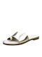 B-Soft 142-20233 Leather Women's Flat Sandals Anatomic in Gold Color 142/2023-3