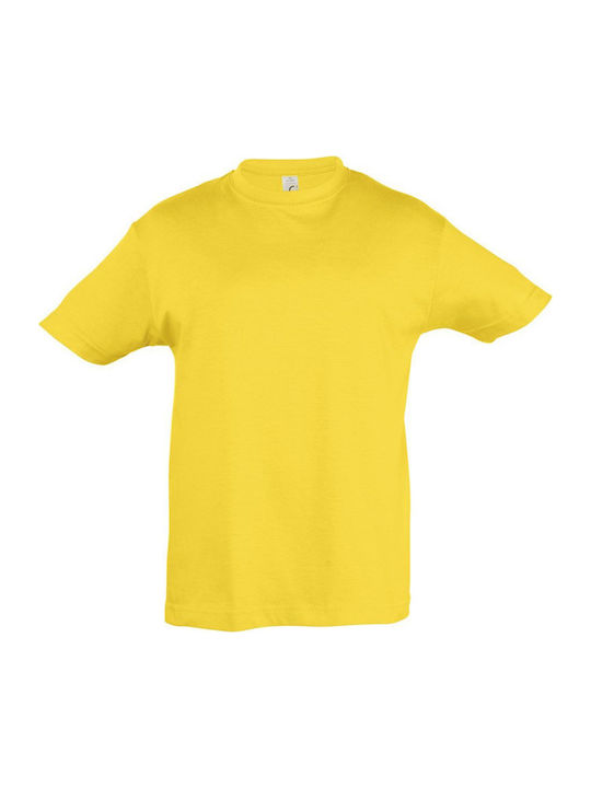 Sol's Παιδικό T-shirt Κίτρινο Regent