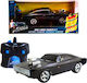 Jada Toys Fast & Furious 1970 Dodge Charger Τηλεκατευθυνόμενο Αυτοκίνητο Μαύρο