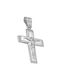 Cross in white gold ST25832F 9 Carat