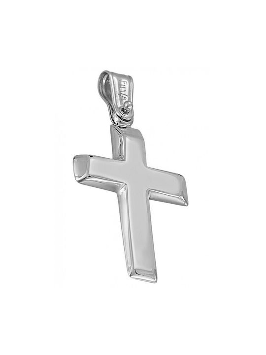 Cross in white gold ST26029F 9 Carat