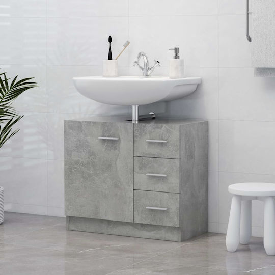 vidaXL Countertop without Sink L63xW30xH54cm Gray