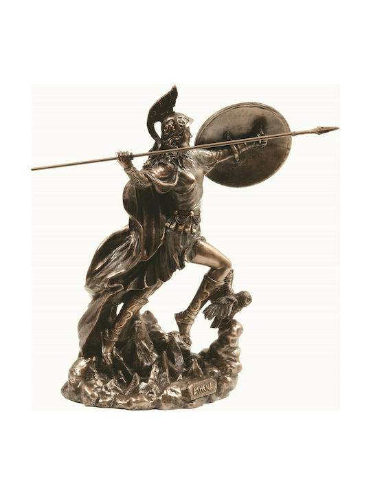 Athena Goddess Statue (Bronze Electroplated Veronese 27cm)