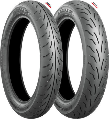 Bridgestone Battlax SC1 Anvelopă pentru scuter Față cu Dimensiune 110/70-13 48P Fără cameră