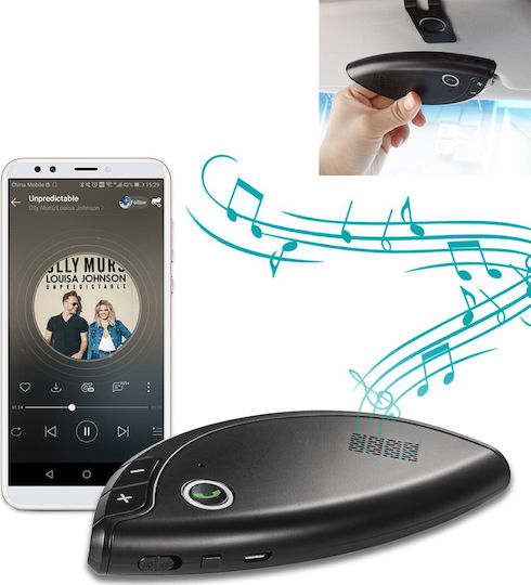 Bluetooth Αυτοκινήτου για το Αλεξήλιο (Audio Receiver)