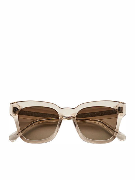 Chimi 07 Unisex Sunglasses with Beige Plastic F...