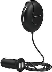 RealPower Încărcător Auto cu Porturi 5xUSB-A