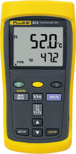 Fluke 52 II Ψηφιακός Μετρητής Θερμοκρασίας FLK-52-II