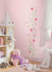 Roommate Kids Growth Height Chart Wall Sticker with Design Princesses Height chart "Μικρή Πριγκίπισσα"