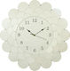 Innova Clock Mirror Fleur D55cm