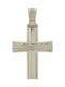 Q-Jewellery Women's White Gold Cross 14K