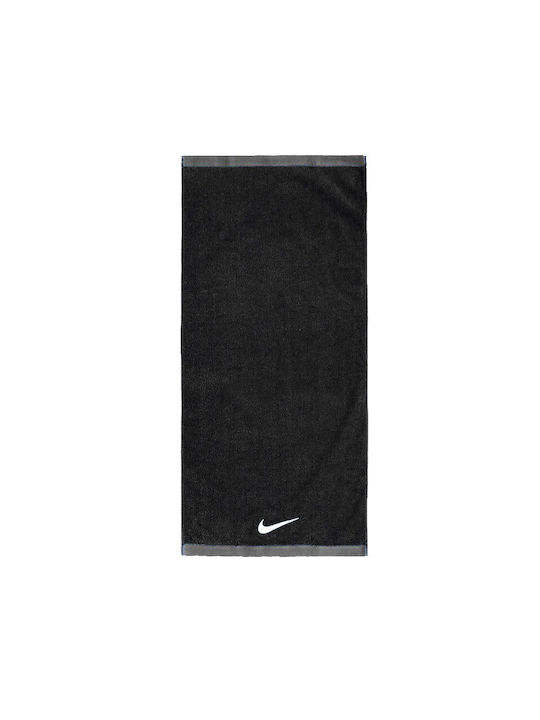 Nike Fundamental Prosoape de sală de sport 100% bumbac Negru 80x35cm
