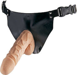 ToyJoy Superwoman Strap On with Dildo Gurtzeug mit Dildo in Hautfarbe