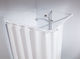 Kleine Wolke Winkelstange Corner Shower Curtain Rod Wall Mounted Aluminium White 90x90cm