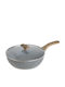 Click Wok With Lid made of Aluminum with Non-Stick Coating 28cm