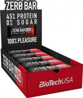Biotech USA Zero Bar Proteinriegel Protein mit Geschmack Karamell Schokolade 20x50gr