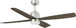 Faro Barcelona Molokai Led 33475-17 Ceiling Fan 125cm with Light Matt Nickel