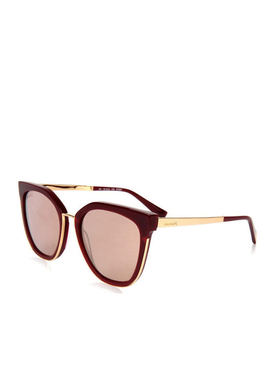 Ana Hickmann Women's Sunglasses with Burgundy Frame HI9079 - D01