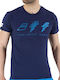 Babolat Drive 4US21441X-4086 Men's Blue Tennis Shirt