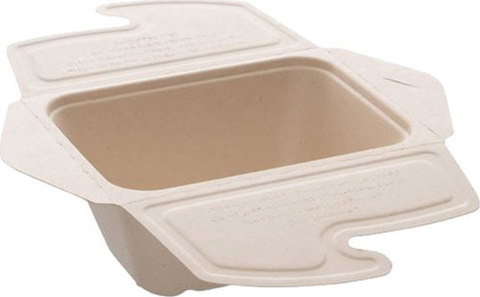 Sabert Set de 100 Boluri Containere alimentare din trestie de zahăr 17x13x7cm