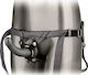 Calexotics The Royal UltraSoft Set Crotchless Strap On with Probe Harness με Dildo 19cm και Δόνηση σε Μαύρο Χρώμα