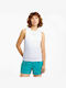 Puma Evide Women's Athletic Cotton Blouse Sleeveless White