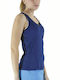 Babolat Women's Athletic Blouse Sleeveless with V Neckline Blue