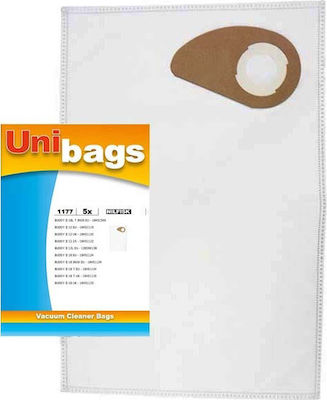 Unibags 1177 Vacuum Cleaner Bags 5pcs Compatible with Nilfisk Vacuum Cleaners