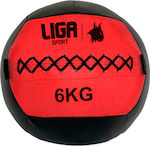 Liga Sport Übungsbälle Wand 6kg in Rot Farbe