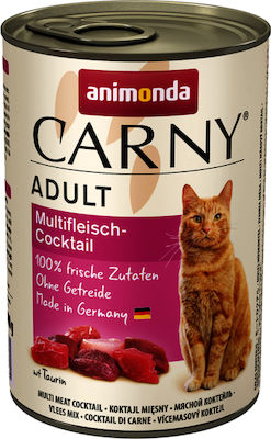 Animonda Carny Adult Wet Food for Adult Cats In Can with Calf Μιξ Κρεάτων 1pc 200gr