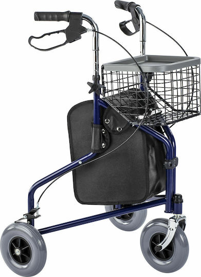 SuperOrtho Transporter Klappbarer Rollator Aluminium Blau