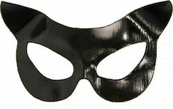 Leg Avenue Mask Vinyl Cat BDSM Маска в Черен Цвят