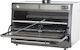 Pira 120 Lux Inox Charcoal Oven with Grill 1065x625 mm