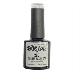 Sixteen Cosmetics SixLak 260 Основно Покритие Гума 8мл Sixteen Cosmetics SixLak 260 Основно Покритие Гума 8мл