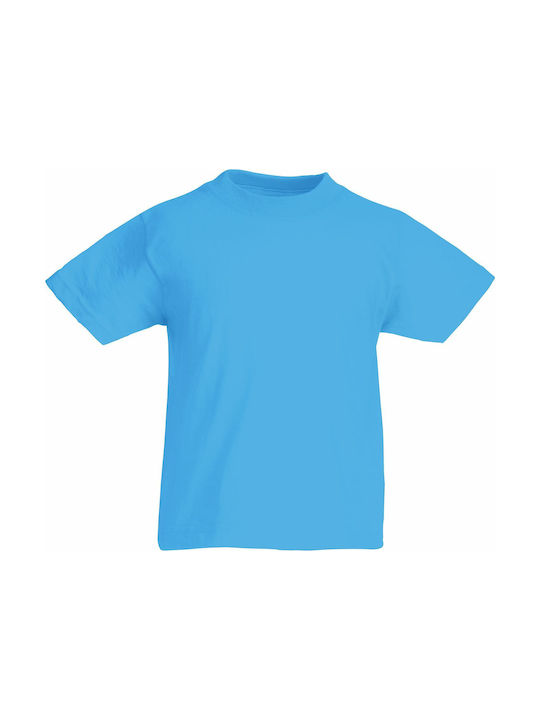 Fruit of the Loom Kinder-T-Shirt Türkis T-Shirt