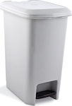 Viosarp Plastic Waste Bin 60lt with Pedal White