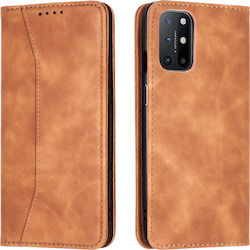 Bodycell PU Leather Καφέ (OnePlus 8T)