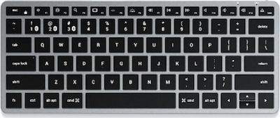 Satechi Slim X1 Fără fir Bluetooth Doar tastatura Engleză US Gri