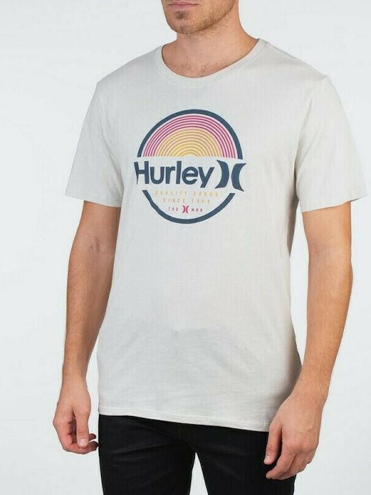 Hurley T-shirt Bărbătesc cu Mânecă Scurtă Bej CU1167-H072