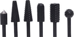 Tagred Set Freze Metal și Lemn HSS 6-12.7mm Set Freze Oțel de mare viteză 6buc Tagred Set Freze Metal și Lemn HSS 6-12.7mm Set Freze Oțel de mare viteză 6buc