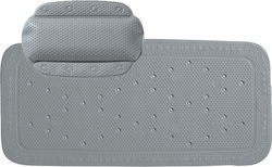 Kleine Wolke Calypso Bathtub Mats Gray 36x72cm 2pcs