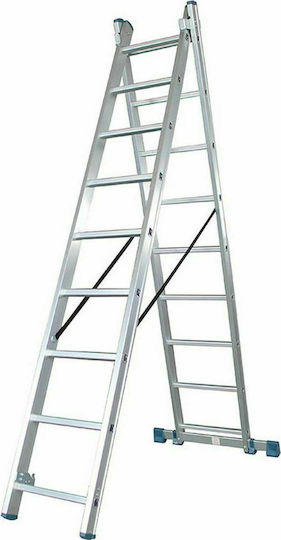 Bormann Pro BHL5130 Двойна Комбинирана Скала Алуминий 2x9