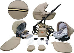 Mikrus Comodo 3-in-1 Gold Cappuccino 15 Eco Leather Mikrus Comodo 3-in-1 Gold Cappuccino 15 Eco Leather