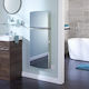 Dimplex TRP 100M Electric Towel Rail with Glass Front 1000W 108.8x46.5cm Silver