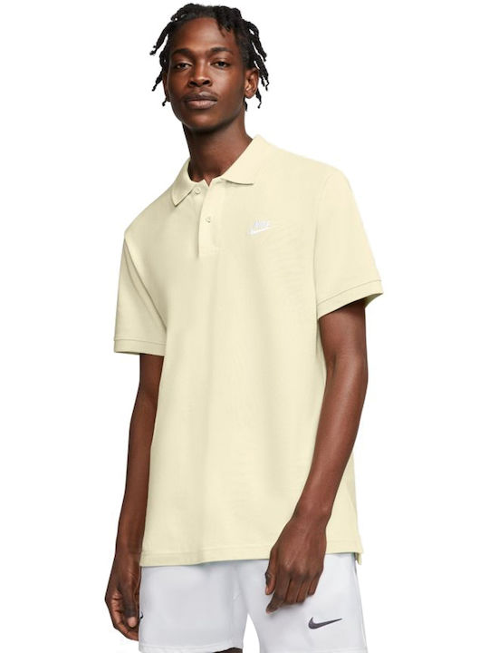 Nike CLUB ESSENTIALS Поло Тениска Жълт