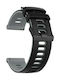 Dual-color Armband Silikon Black / Grey (Huawei Watch GT / GT2 (46mm)) 680611414A