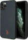 U.S. Polo Assn. Wrapped Задна корица Силикон Тъмносин (iPhone 11 Pro Max)