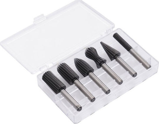 Tagred Set Freze Metal HSS Set Freze Oțel de mare viteză pentru Metal \ Lemn \ Aluminiu \ Plastic 6mm 6buc
