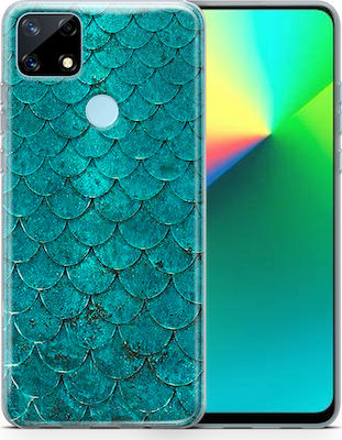 Realme 7i Flexible TPU Case - Mermaid